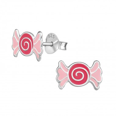 Candy - 925 Sterling Silver Kids Ear Studs SD39428