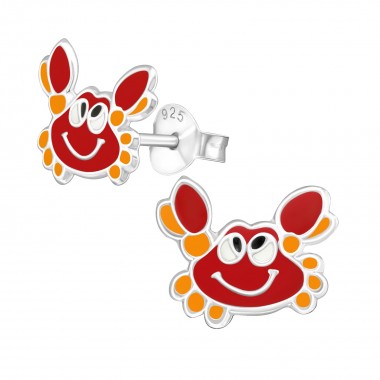 Crab - 925 Sterling Silver Kids Ear Studs SD39858