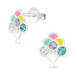 Balloon - 925 Sterling Silver Kids Ear Studs SD39954