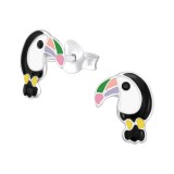 Hornbill - 925 Sterling Silver Kids Ear Studs SD40351