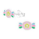 Candy - 925 Sterling Silver Kids Ear Studs SD40516