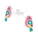 Bird - 925 Sterling Silver Kids Ear Studs SD40519