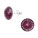 Flower - 925 Sterling Silver Kids Ear Studs SD41064