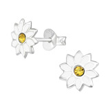 Flower - 925 Sterling Silver Kids Ear Studs SD41082