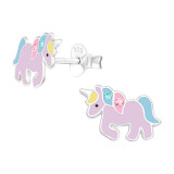 Unicorn - 925 Sterling Silver Kids Ear Studs SD41456