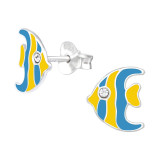 Fish - 925 Sterling Silver Kids Ear Studs SD41519