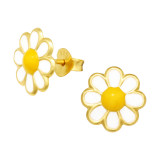 Flower - 925 Sterling Silver Kids Ear Studs SD41755