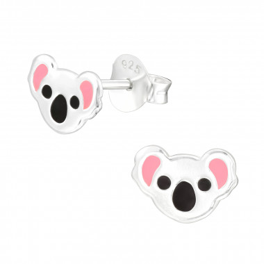 Koala - 925 Sterling Silver Kids Ear Studs SD42020