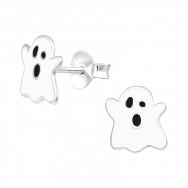 Ghost - 925 Sterling Silver Kids Ear Studs SD42032