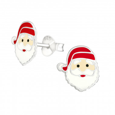 Santa Claus - 925 Sterling Silver Kids Ear Studs SD42157