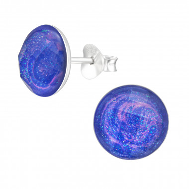 Round - 925 Sterling Silver Kids Ear Studs SD42277