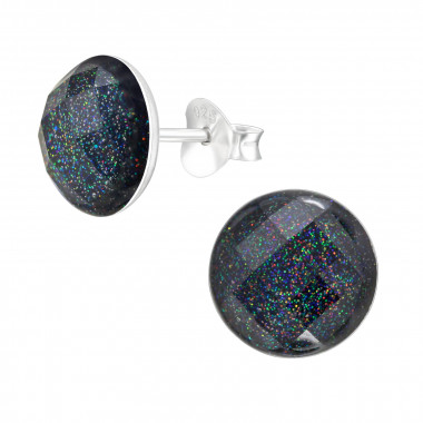 Round - 925 Sterling Silver Kids Ear Studs SD42278