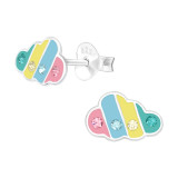 Cloud - 925 Sterling Silver Kids Ear Studs SD42902