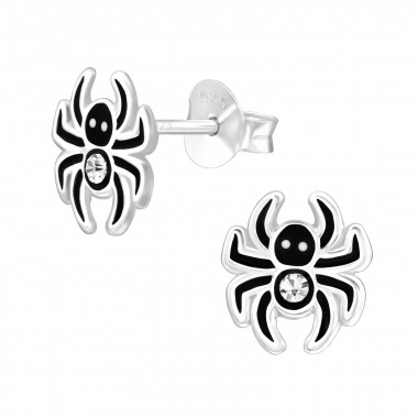Spider - 925 Sterling Silver Kids Ear Studs SD42921