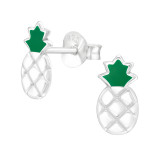 Pineapple - 925 Sterling Silver Kids Ear Studs SD42929