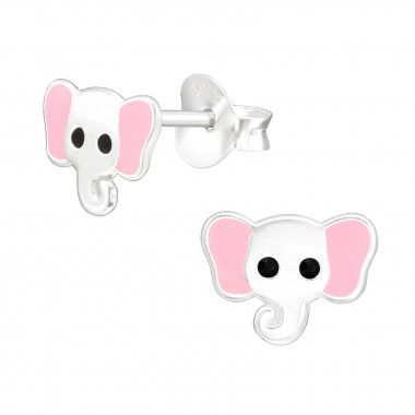 Elephant - 925 Sterling Silver Kids Ear Studs SD43139