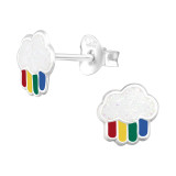 Cloud - 925 Sterling Silver Kids Ear Studs SD43146