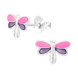 Dragonfly - 925 Sterling Silver Kids Ear Studs SD43147