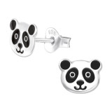Panda - 925 Sterling Silver Kids Ear Studs SD43150