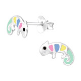 Lizard - 925 Sterling Silver Kids Ear Studs SD43155