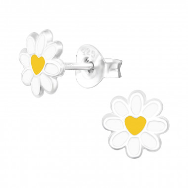 Flower - 925 Sterling Silver Kids Ear Studs SD43190