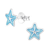 Star - 925 Sterling Silver Kids Ear Studs SD43206