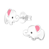 Elephant - 925 Sterling Silver Kids Ear Studs SD43209