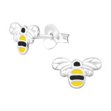 Bee - 925 Sterling Silver Kids Ear Studs SD43210