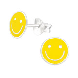 Smiley - 925 Sterling Silver Kids Ear Studs SD43211
