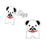 Dog - 925 Sterling Silver Kids Ear Studs SD43814