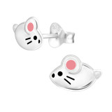Mouse - 925 Sterling Silver Kids Ear Studs SD43875