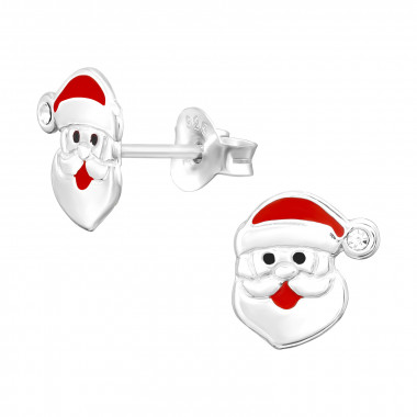 Santa Claus - 925 Sterling Silver Kids Ear Studs SD43880