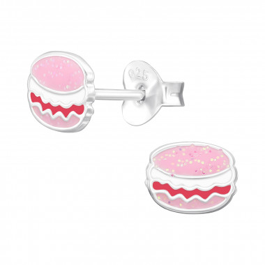 Macaron - 925 Sterling Silver Kids Ear Studs SD44557