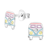Van - 925 Sterling Silver Kids Ear Studs SD44571