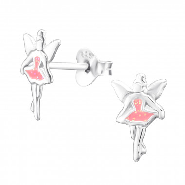 Angel - 925 Sterling Silver Kids Ear Studs SD44572