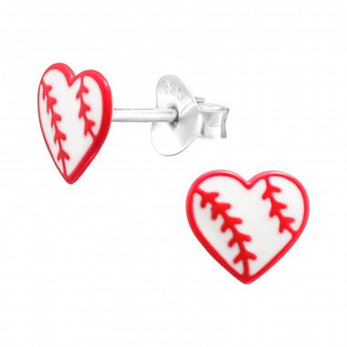 Hearts - 925 Sterling Silver Kids Ear Studs SD44906