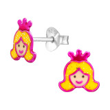 Angel - 925 Sterling Silver Kids Ear Studs SD44907
