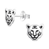 Tiger - 925 Sterling Silver Kids Ear Studs SD45354