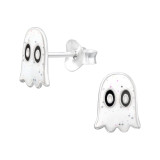 Ghost - 925 Sterling Silver Kids Ear Studs SD46110
