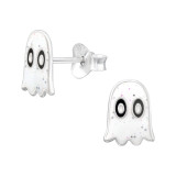Ghost - 925 Sterling Silver Kids Ear Studs SD46110