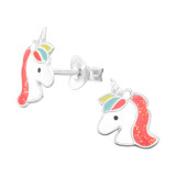 Unicorn - 925 Sterling Silver Kids Ear Studs SD46232