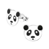 Panda - 925 Sterling Silver Kids Ear Studs SD4744