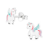 Unicorn - 925 Sterling Silver Kids Ear Studs SD48001