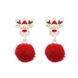 Reindeer - 925 Sterling Silver Kids Ear Studs SD48152