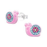 Snail - 925 Sterling Silver Kids Ear Studs SD48292