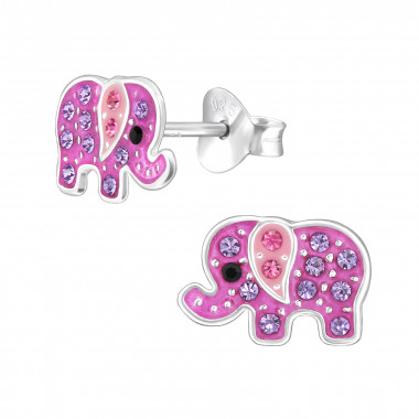 Elephant - 925 Sterling Silver Kids Ear Studs SD48360