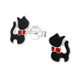 Bear - 925 Sterling Silver Kids Ear Studs SD4858