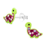 Dinosaur - 925 Sterling Silver Kids Ear Studs SD48724