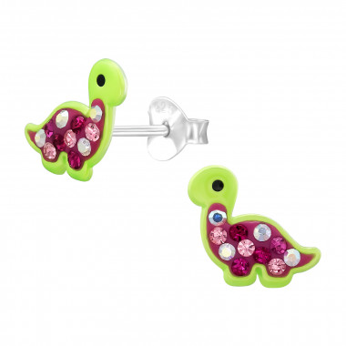 Dinosaur - 925 Sterling Silver Kids Ear Studs SD48724