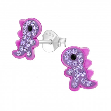 Godzilla - 925 Sterling Silver Kids Ear Studs SD48725